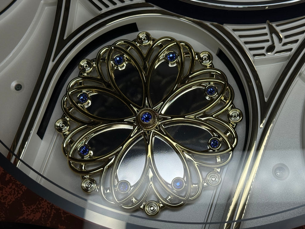 Rhythm "Gala III" Magic Motion Musical Wall Clock with Rotating Dial - 4MH447WU23