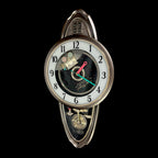 Rhythm "Calliope Phonograph" Magic Motion Musical Wall Clock with Moving Animation - 4MH714RH08