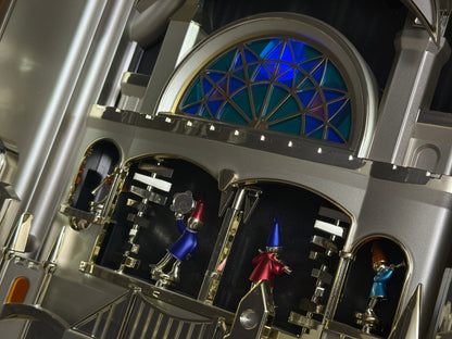 Seiko QXM135BRH "Lover’s Castle" Melodies in Motion Musical Moving Wall Clock with Popular Melodies