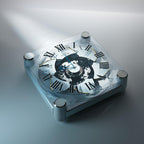 Seiko Emblem AHS446WRH "Grace Elite" Melodies in Motion Musical Wall or Mantel Clock with Animated Moving Dial & 18 Songs