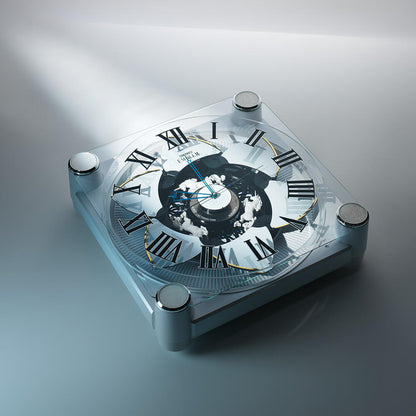 NEW! | Seiko Emblem AHS446WRH "Grace Elite" Melodies in Motion Musical Wall or Mantel Clock with Animated Moving Dial