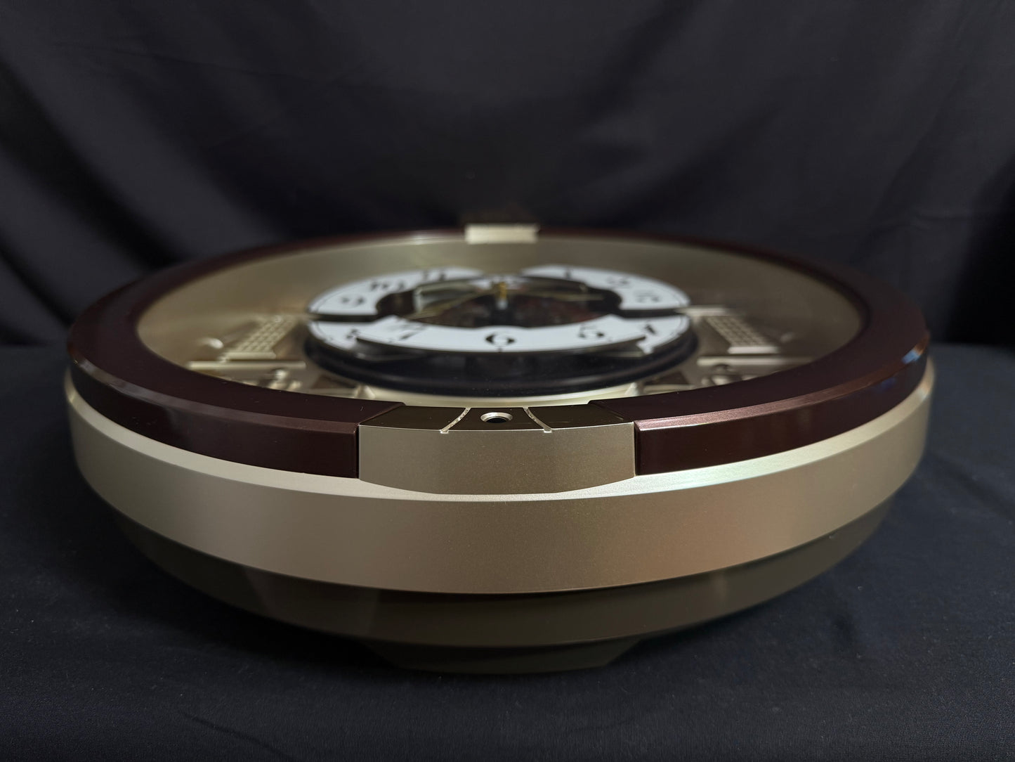 Seiko QXM554BRH "2015 Special Collector's Edition" Melodies in Motion Dancing Dial Musical Wall Clock with '70s Pop Music