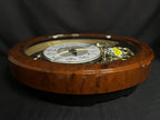 Rhythm "Woodgrain Stars" Moving Dial Magic Motion Musical Wall Clock - 4MH843WS23