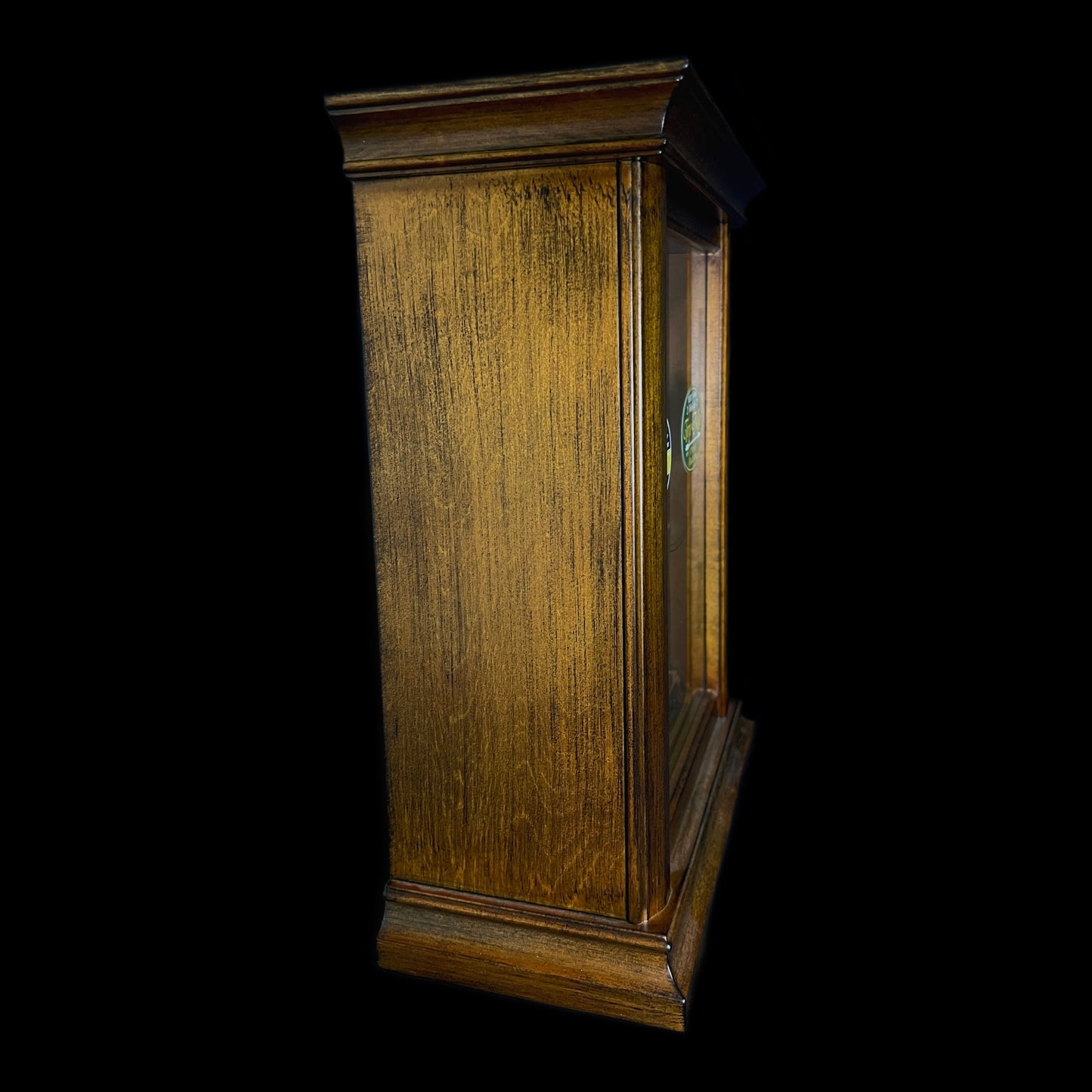 Rhythm “WSM Highland” Traditional Wooden Musical & Chiming Pendulum Mantel Clock with Embossed Steel Dial - CRH270UR06