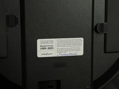 Rhythm "Harmony Blessing" Moving Dial Magic Motion Musical Wall Clock - 4MH423WR23