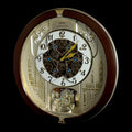 Seiko QXM491BRH "2013 Special Collector's Edition" Melodies in Motion Dancing Dial Musical Wall Clock with '70s Pop Music