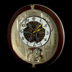 Seiko QXM491BRH "2013 Special Collector's Edition" Melodies in Motion Dancing Dial Musical Wall Clock with '70s Pop Music