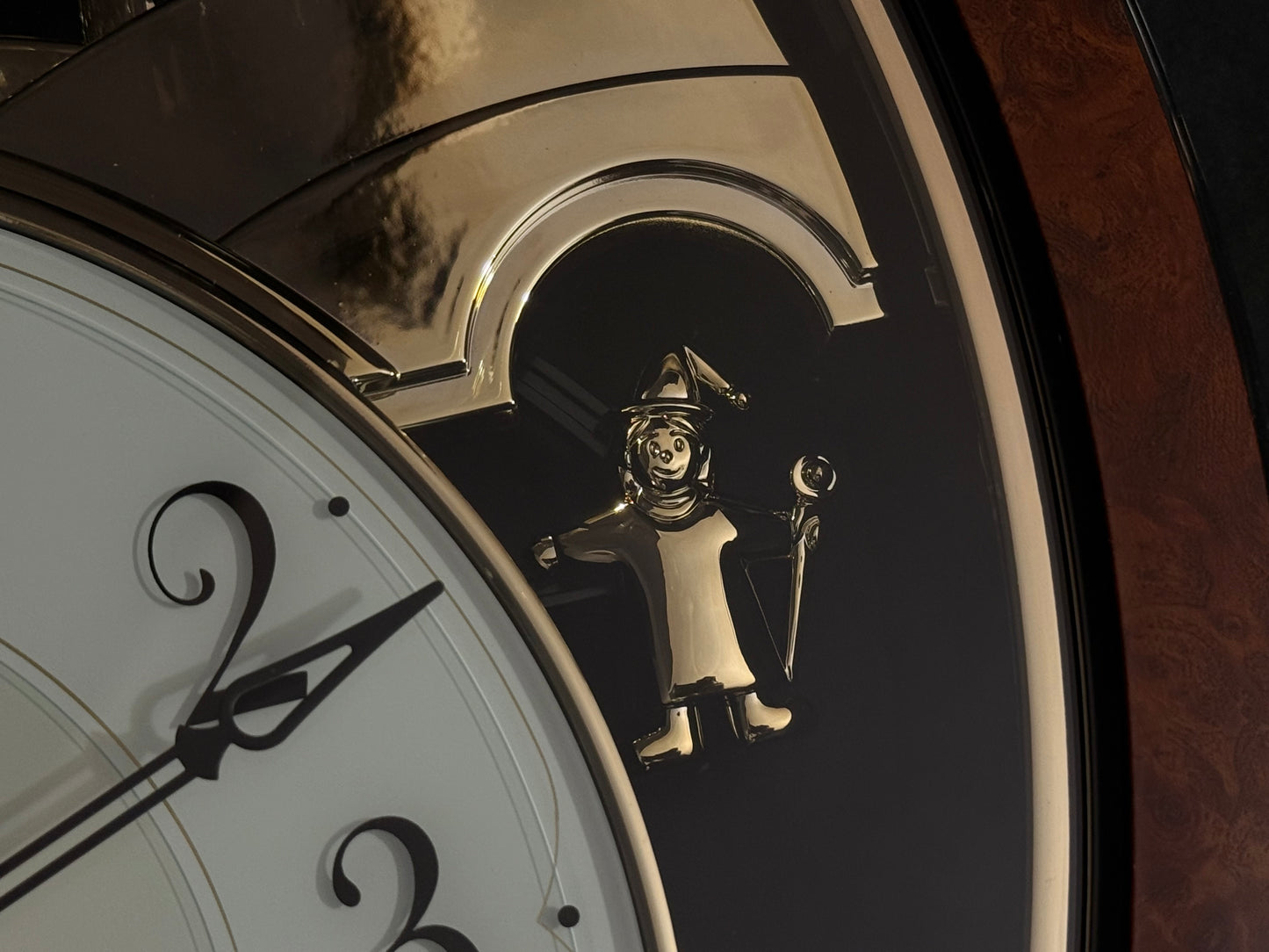 Rhythm “Princess Fantasy” Musical Motion Decorative Pendulum Wall Clock - 4MH862WU23