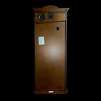 Rhythm “WSM Randolph” Modern Wooden Musical & Chiming Pendulum Wall Clock - CMJ590NR06