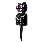 Original Kit-Cat Klock "Magenta Heart Eyes” Limited Edition Novelty Moving Pendulum Wall Clock by California Clock Company - BC-1-HM