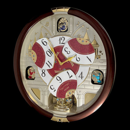 Seiko QXM565BRH "2016 Special Collector's Edition" Melodies in Motion Dancing Dial Musical Wall Clock with Music by The Beatles