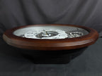 Rhythm "Anthology Espresso" Magic Motion Musical Wooden Wall Clock with Moving Dial - 4MH869WU06