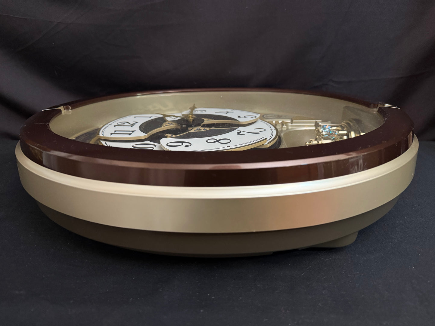 Seiko QXM541BRH "2014 Special Collector's Edition" Melodies in Motion Dancing Dial Musical Wall Clock with Music by The Beatles