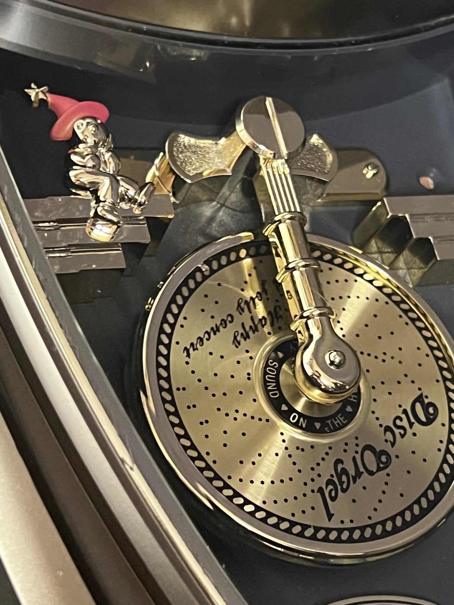 Rhythm "Calliope Phonograph" Magic Motion Musical Wall Clock with Moving Animation - 4MH714RH08