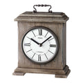 Seiko QXW252NLH "Baird" Gray Traditional Musical Wooden Carriage Mantel Clock with 18 Songs