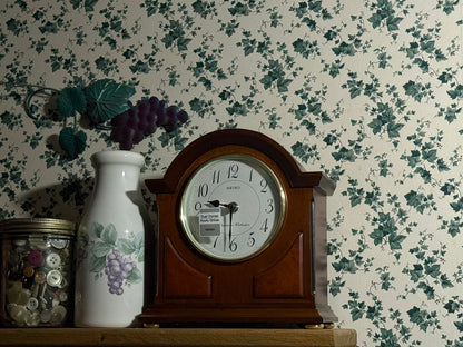 Seiko QXJ012BLH "Sayo" Traditional Wooden Chiming Mantel Clock