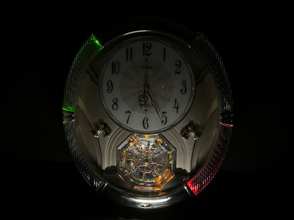 Citizen (Rhythm) "Pal Muse Lumière" Musical Motion Decorative Pendulum Wall Clock from Japan with LED Light Show - 4MN430-018