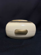 Rhythm "Small World Crystal Dew A (Pearl)" Magic Motion Musical Alarm Clock from Japan with Animated Figurine - 4RM731RH03