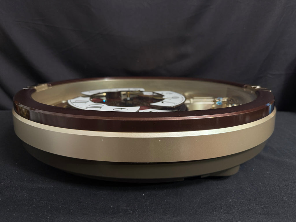 Seiko QXM554BRH "2015 Special Collector's Edition" Melodies in Motion Dancing Dial Musical Wall Clock with '70s Pop Music