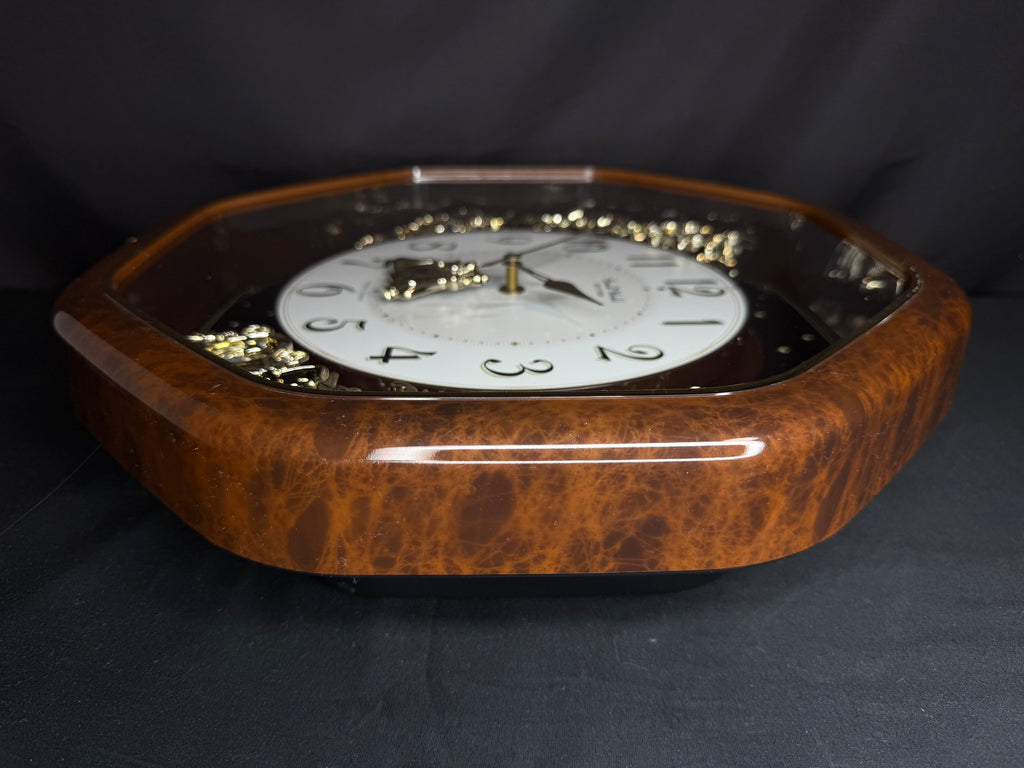Rhythm “CTS Midnight Dream” Magic Motion Musical Wall Clock with Moving Animation - 4MH823WR06