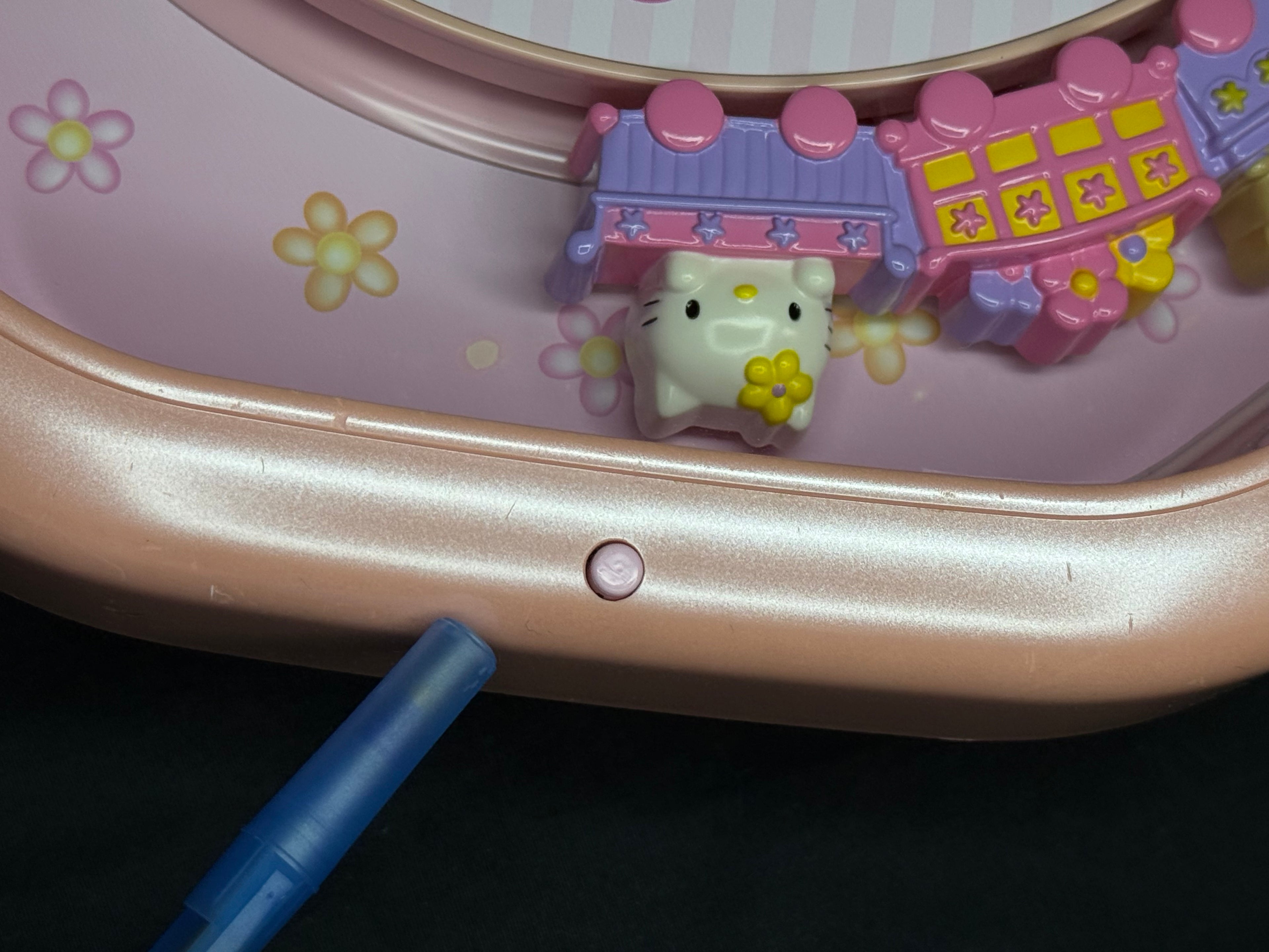 Citizen (Rhythm) x Sanrio “Hello Kitty M766” Magic Motion Musical Wall Clock from Japan with Moving Animation - 4MH766-013