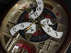 Seiko QXM554BRH "2015 Special Collector's Edition" Melodies in Motion Dancing Dial Musical Wall Clock with '70s Pop Music