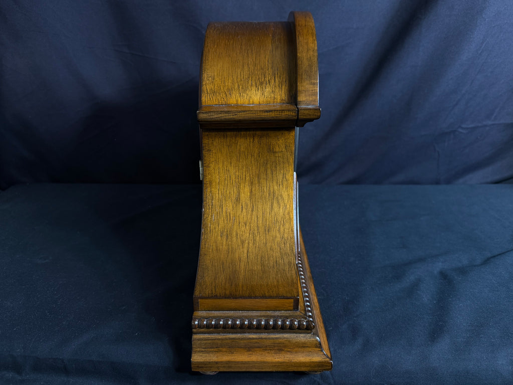 Rhythm "WSM Remington II" Traditional Wooden Chiming & Musical Tambour Mantel Clock with Raised Numerals - CRH216UR06