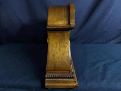 Rhythm "WSM Remington II" Traditional Wooden Chiming & Musical Tambour Mantel Clock with Raised Numerals - CRH216UR06
