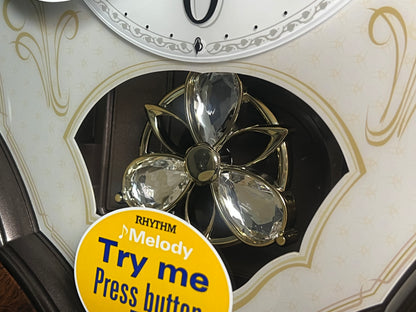 Rhythm “Caprice” Musical Motion Decorative Pendulum Wall Clock - 4MJ400WD23
