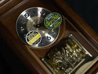 Rhythm “WSM Highland” Traditional Wooden Musical & Chiming Pendulum Mantel Clock with Embossed Steel Dial - CRH270UR06