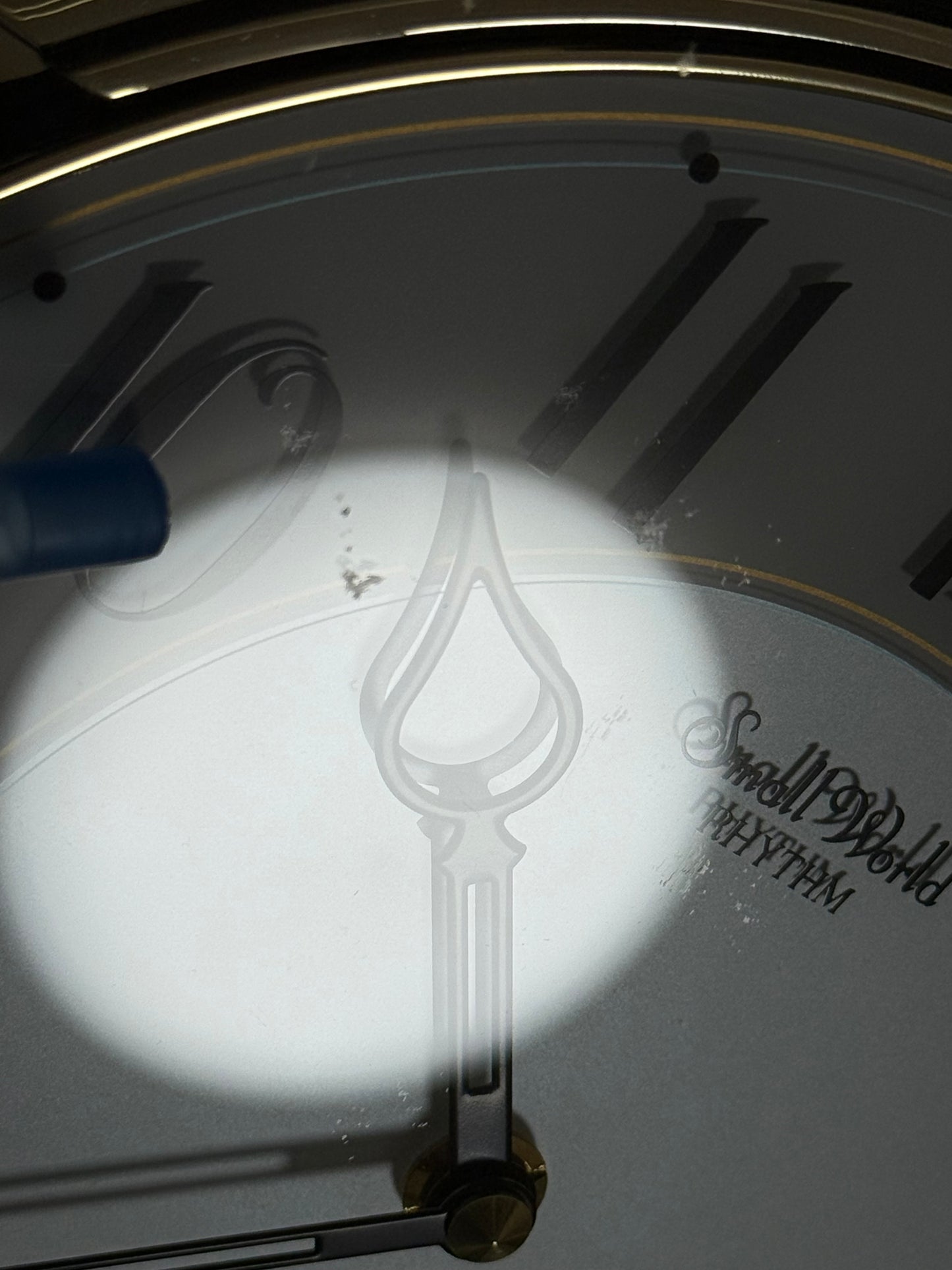 Rhythm "DWS Cinderella" Musical Motion Decorative Pendulum Wall Clock with Popular Melodies - 4MH762WR23