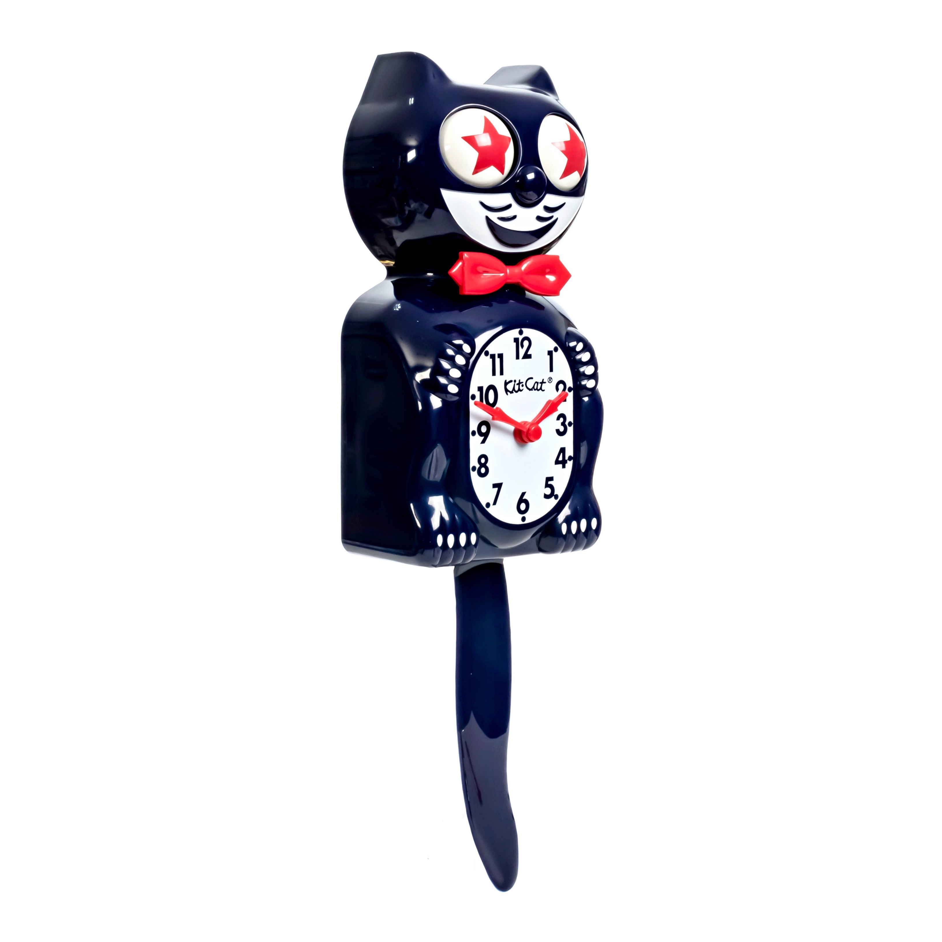 Original Kit-Cat Klock “Old Glory” Special American Patriotic Limited Edition Novelty Moving Pendulum Wall Clock by California Clock Company - BC-250