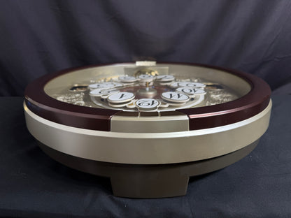 Seiko QXM574BRH "2017 Special Collector's Edition" Melodies in Motion Dancing Dial Musical Wall Clock with '70s Pop Music