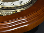 Rhythm "CTS Nostalgia" Moving Dial Magic Motion Musical Wooden Wall Clock with Popular Melodies - 4MH780-R06