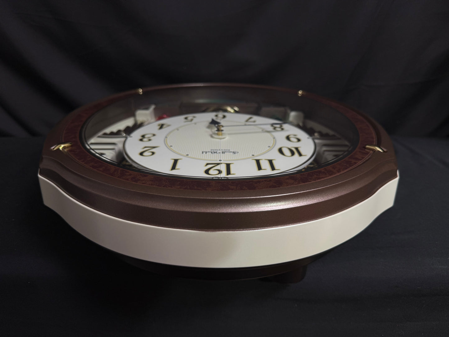 Rhythm "Harmony Blessing" Moving Dial Magic Motion Musical Wall Clock - 4MH423WR23