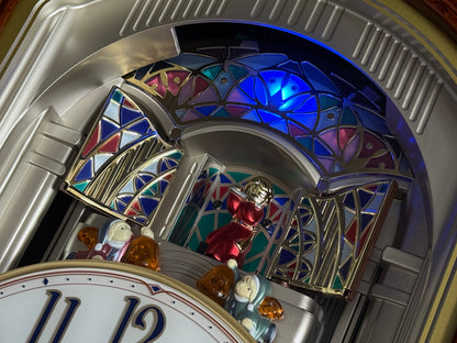 Seiko QXM223BRH "Classic Dropping Dial" Melodies in Motion Musical Moving Wall Clock