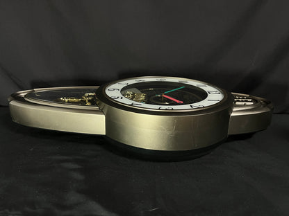 Rhythm "Calliope Phonograph" Magic Motion Musical Wall Clock with Moving Animation - 4MH714RH08