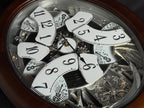 Rhythm "Anthology Espresso" Magic Motion Musical Wooden Wall Clock with Moving Dial - 4MH869WU06