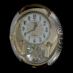 Citizen (Rhythm) "Pal Muse Lumière" Musical Motion Decorative Pendulum Wall Clock from Japan with LED Light Show - 4MN430-018