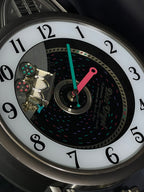 Rhythm "Calliope Phonograph" Magic Motion Musical Wall Clock with Moving Animation - 4MH714RH08