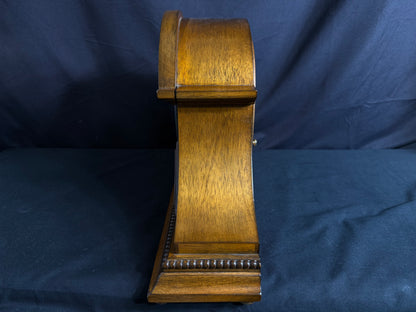 Rhythm "WSM Remington II" Traditional Wooden Chiming & Musical Tambour Mantel Clock with Raised Numerals - CRH216UR06