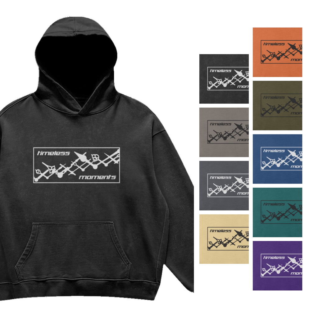 The Timeless Moments “10:10” Oversized Graphic Hoodies