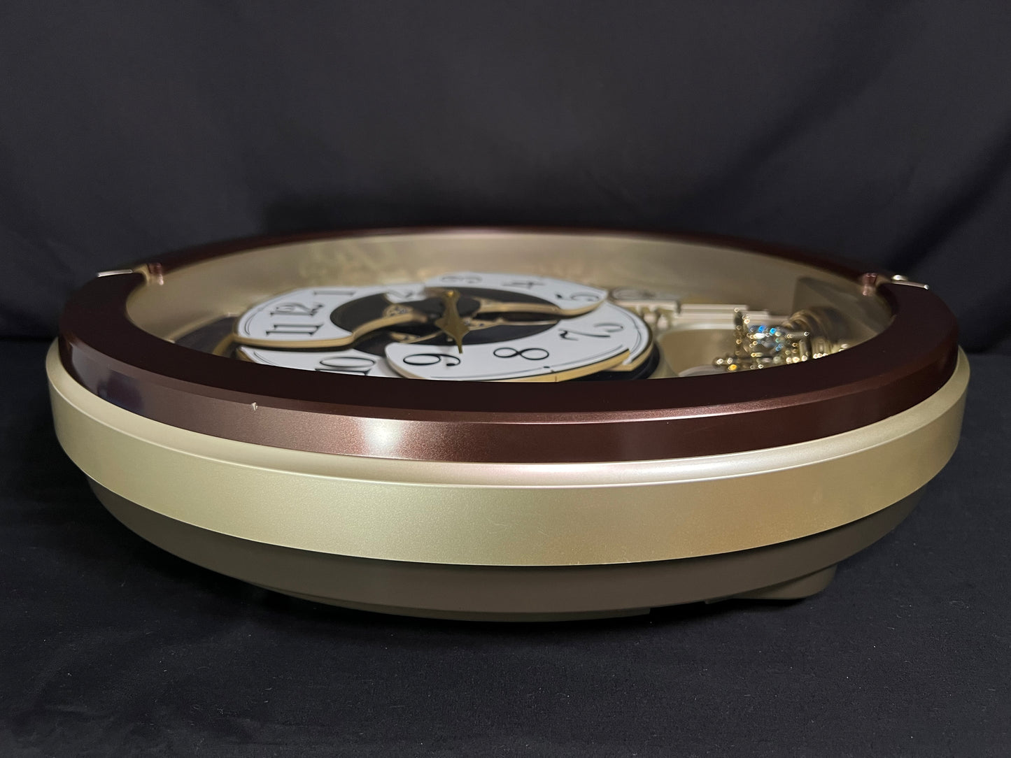 Seiko QXM541BRH "2014 Special Collector's Edition" Melodies in Motion Dancing Dial Musical Wall Clock with Music by The Beatles