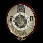 Seiko QXM160BRH “2008 Special Collector's Edition" Melodies in Motion Musical Moving Wall Clock with Music by The Beatles