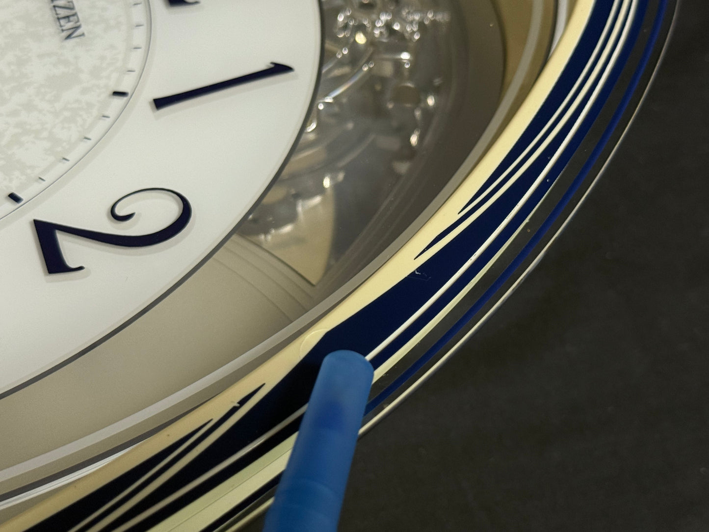 Citizen (Rhythm) "Pal Muse M482" Musical Motion Decorative Pendulum Wall Clock from Japan with LED Light Show - 4MN482-003