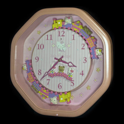 Citizen (Rhythm) x Sanrio “Hello Kitty M766” Magic Motion Musical Wall Clock from Japan with Moving Animation - 4MH766-013