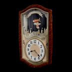 Seiko QXM135BRH "Lover’s Castle" Melodies in Motion Musical Moving Wall Clock with Popular Melodies