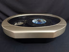Rhythm “Peaceful Cosmos” Moving Earth Dial Magic Motion Musical Wall Clock with Popular Melodies - 4MH751AR19