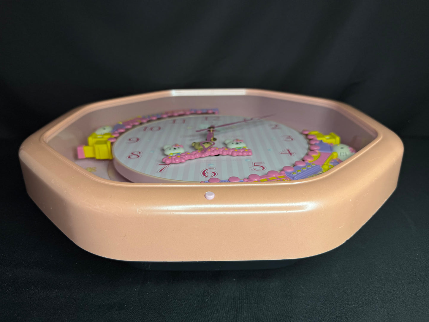 Citizen (Rhythm) x Sanrio “Hello Kitty M766” Magic Motion Musical Wall Clock from Japan with Moving Animation - 4MH766-013