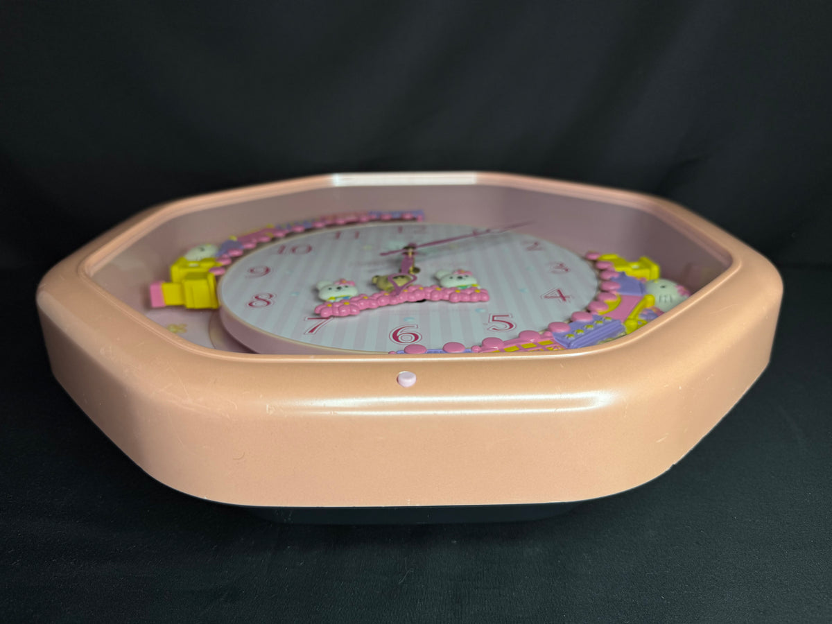 Citizen (Rhythm) x Sanrio “Hello Kitty M766” Magic Motion Musical Wall Clock from Japan with Moving Animation - 4MH766-013